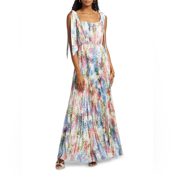 As It May Dresses & Skirts - As It May Floral Maxi Dress - Pink, Blue, Green Size 4